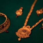 Conjunto de joias antigas restauradas em ouro com filigrana - Yuriko Semijoias